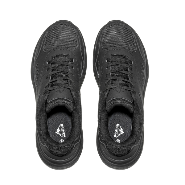 Men's Comfortable Steel Toe Work Shoes - BLACK - 7